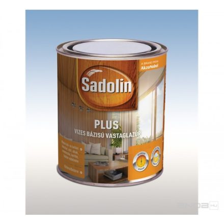 Sadolin Plus Angolvörös vizes bázisú vastaglazúr, 0,75 l